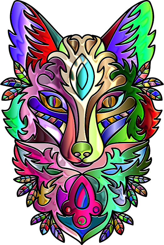 Head,art,symmetry - Clip Art - Png Download (500x749), Png Download