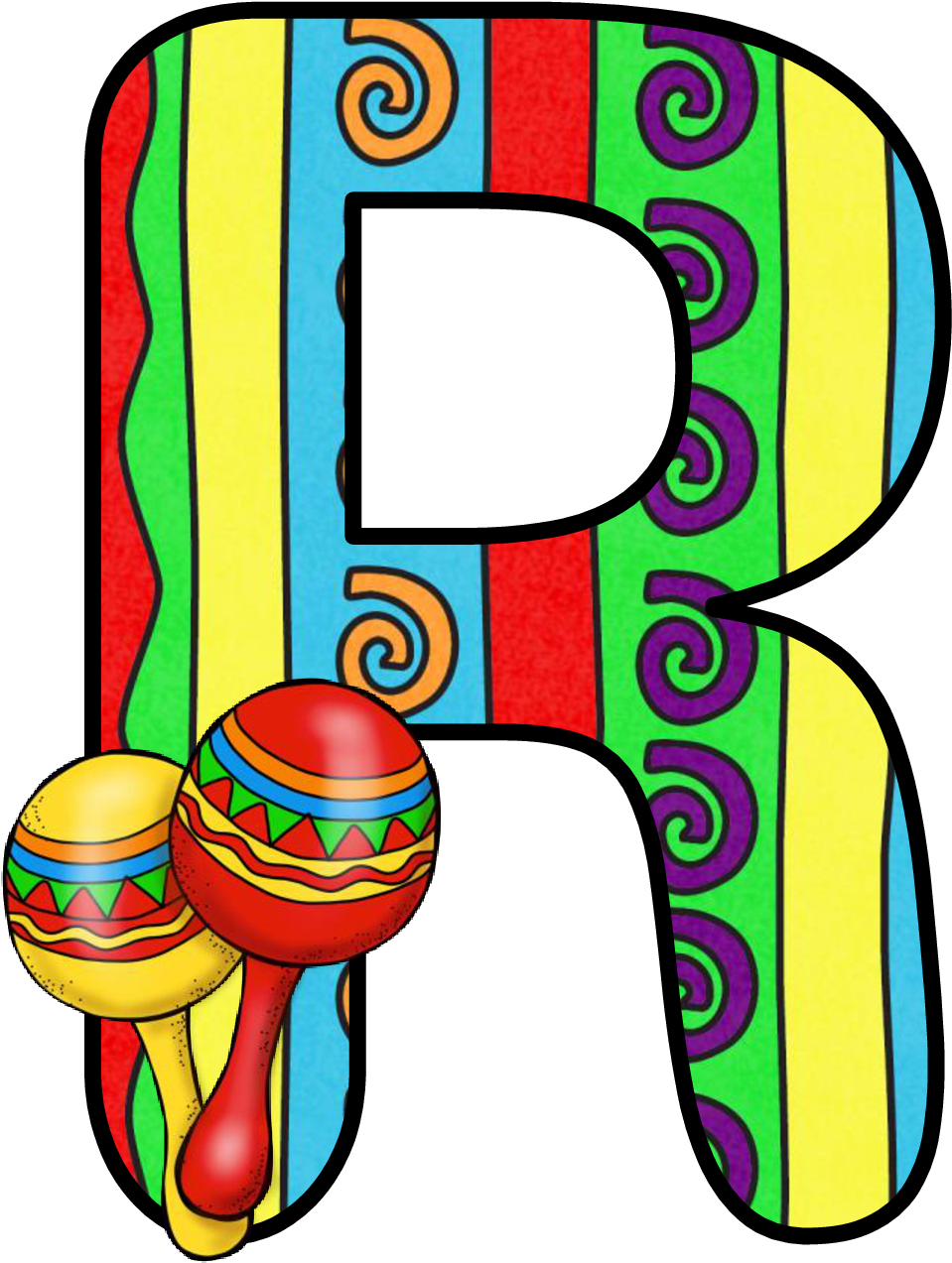 Download Abecedario Con Maracas Letra I Con Maracas Clipart (5501476) PinClipart