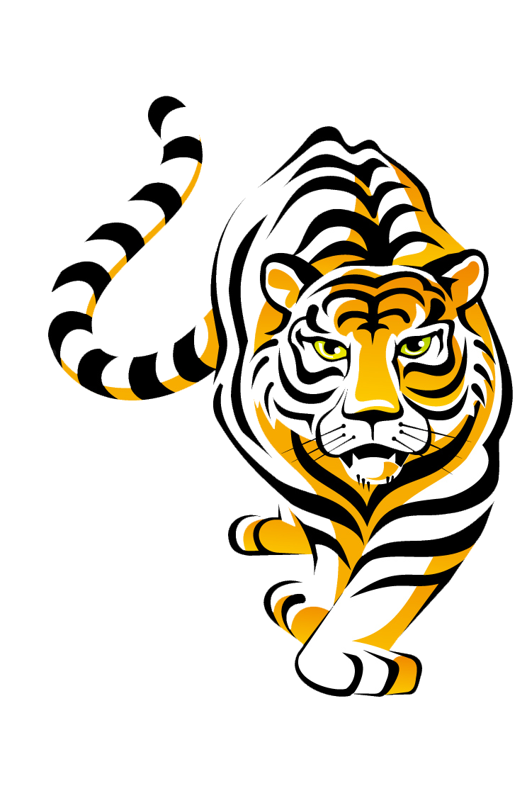 Transparent Tiger Face Clipart - Tiger Clipart Transparent Background