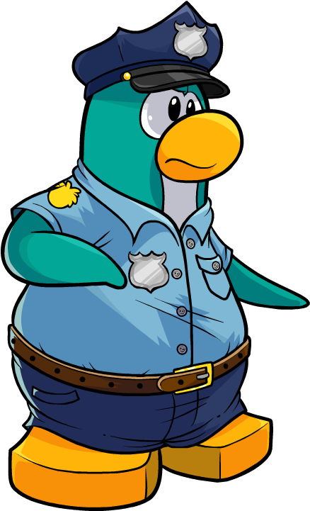 Club Penguin Wiki - Club Penguin Police Officer Clipart (720x720), Png Download