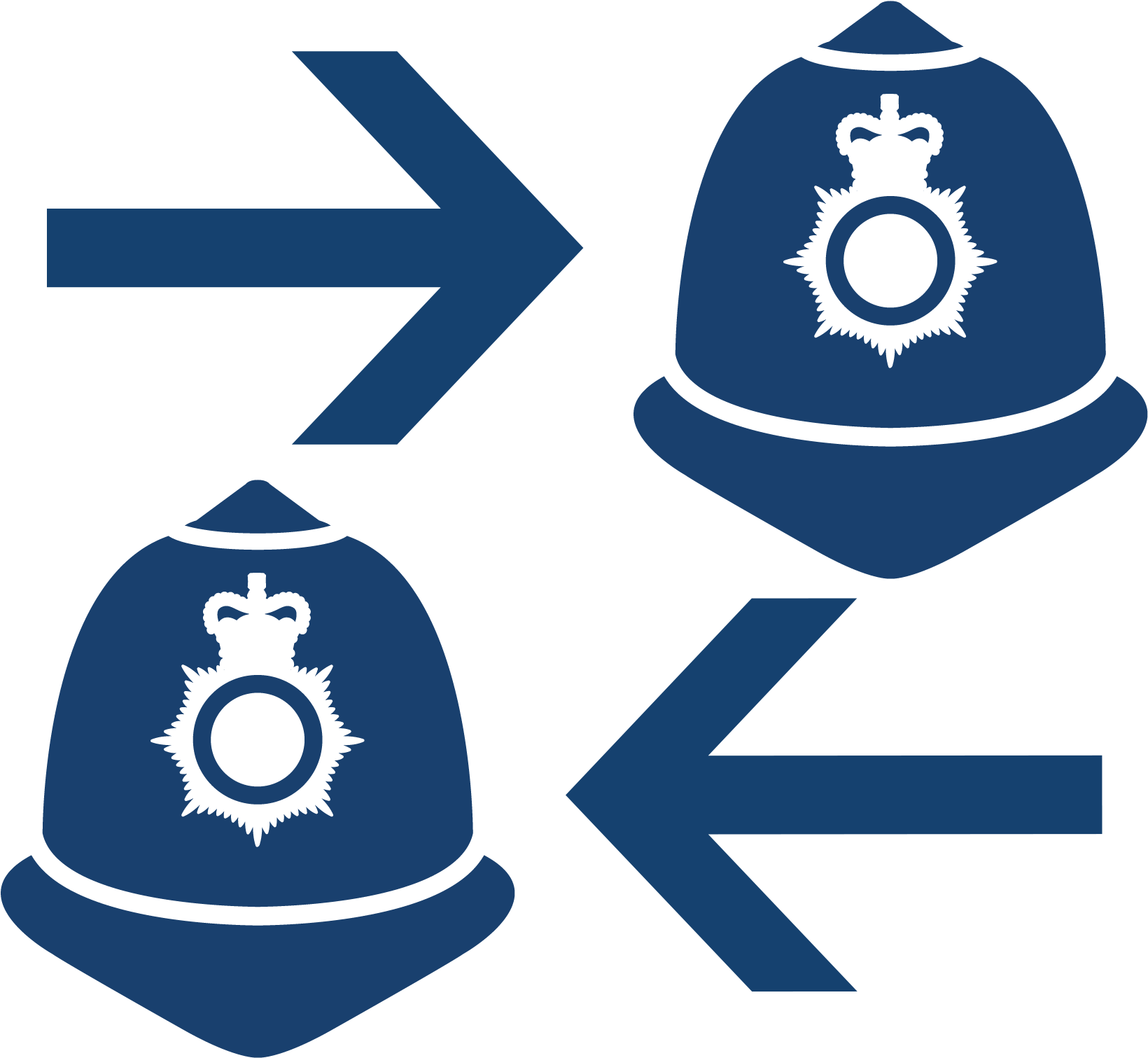 Police Officer Transfers - Police Hat Clipart - Png Download (1640x1511), Png Download