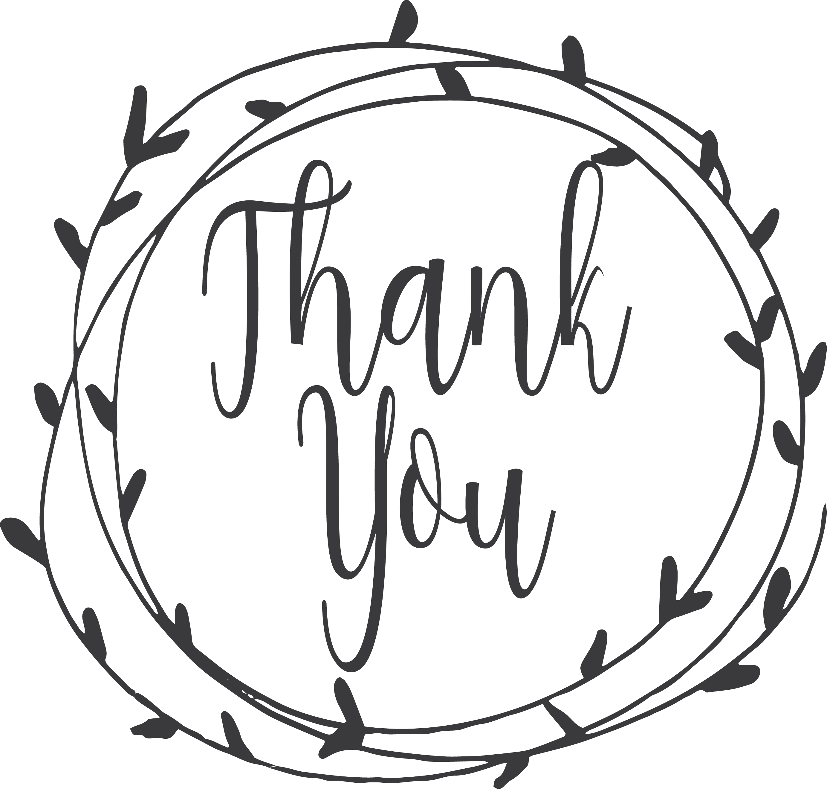 Thankyou - Clip Art - Png Download (2767x2638), Png Download