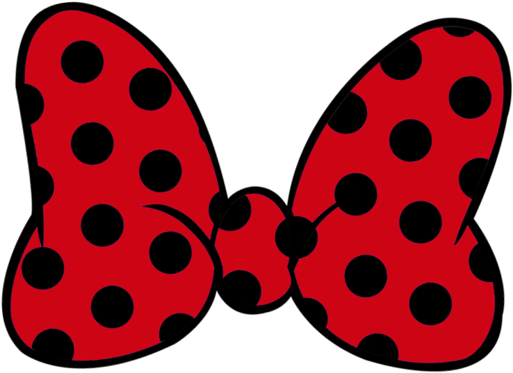 Minnie Mouse Mickey Mouse Red Ribbon - Minnie Mouse Ribbon Png Clipart (834x684), Png Download