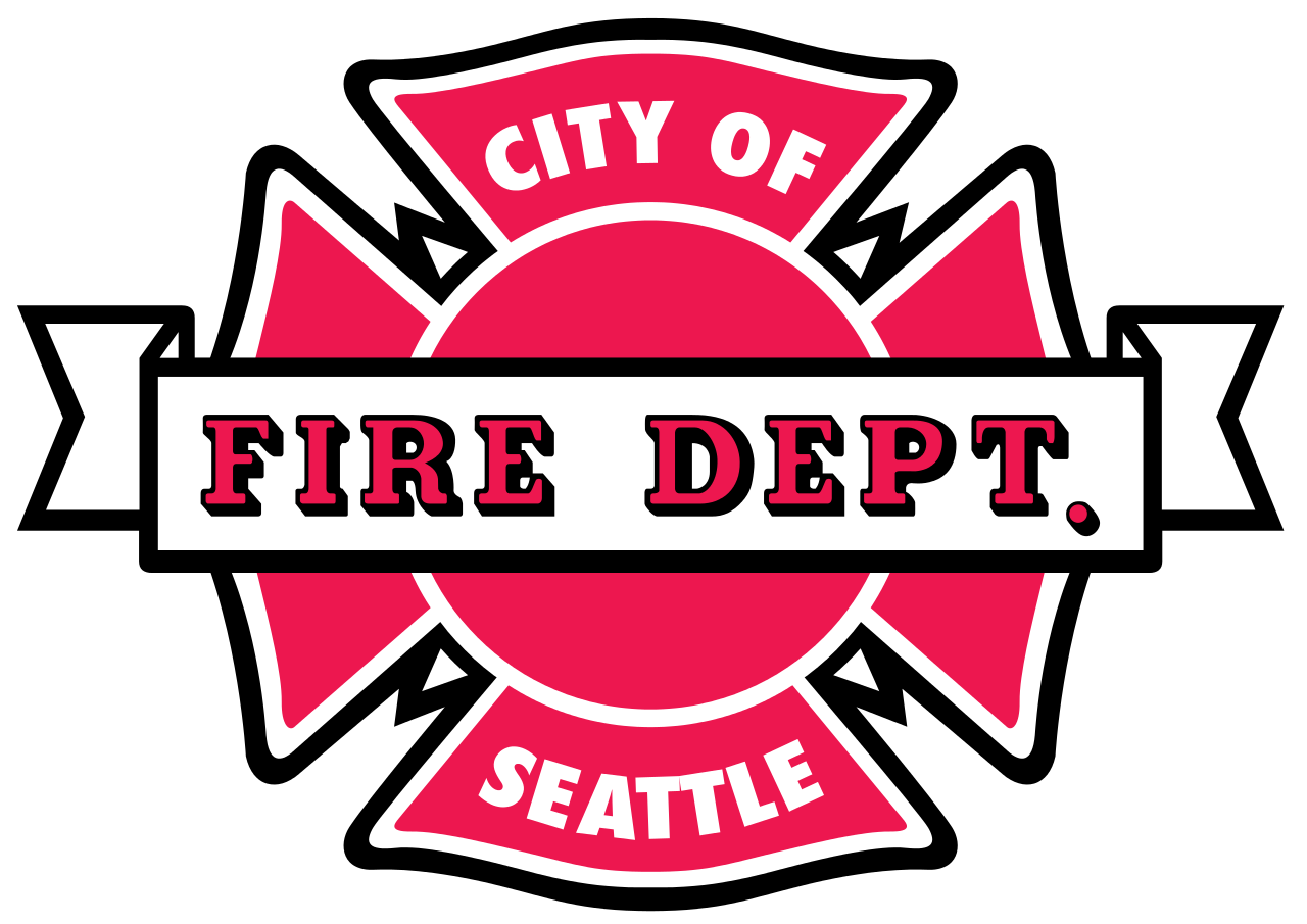 Seattle Fire Department Logo Clipart (1280x905), Png Download
