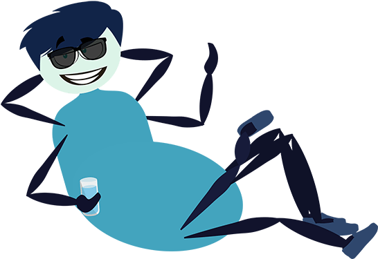 Dude Orb - Cartoon Clipart (545x600), Png Download