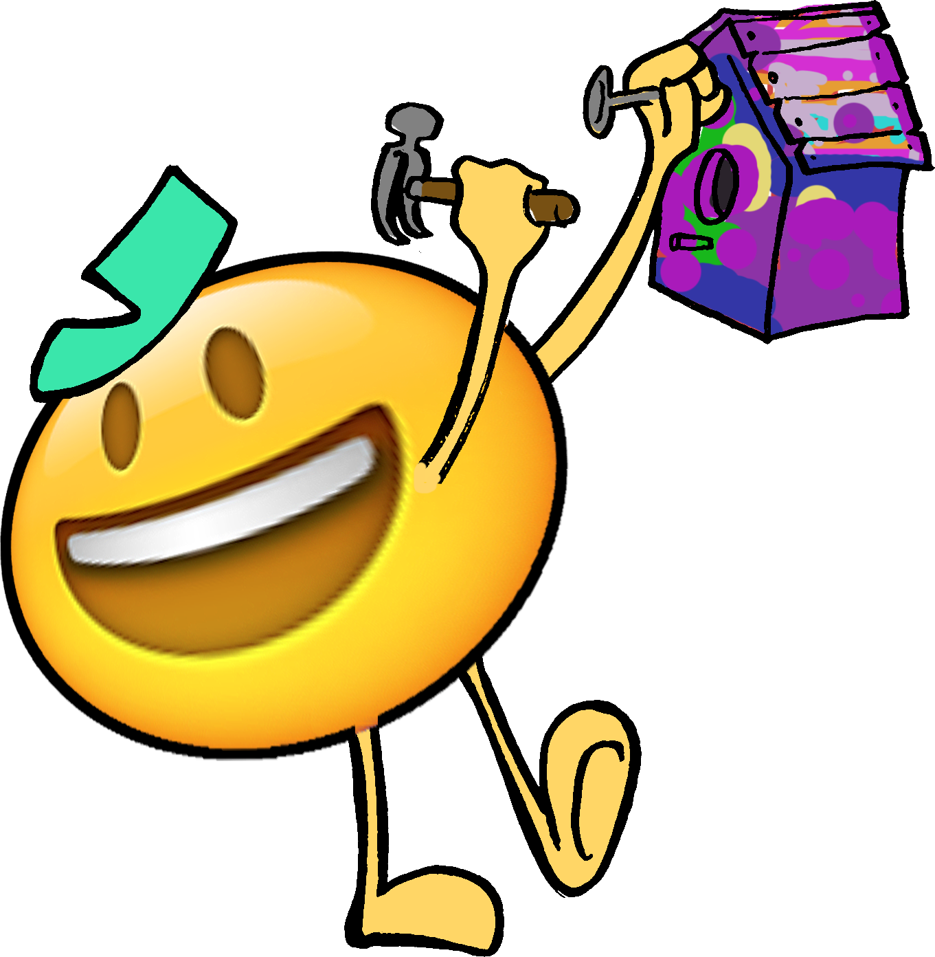 Smiley Clipart (1361x1392), Png Download