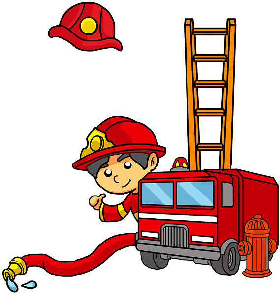 5th Birthday Fire Truck Clipart (583x700), Png Download