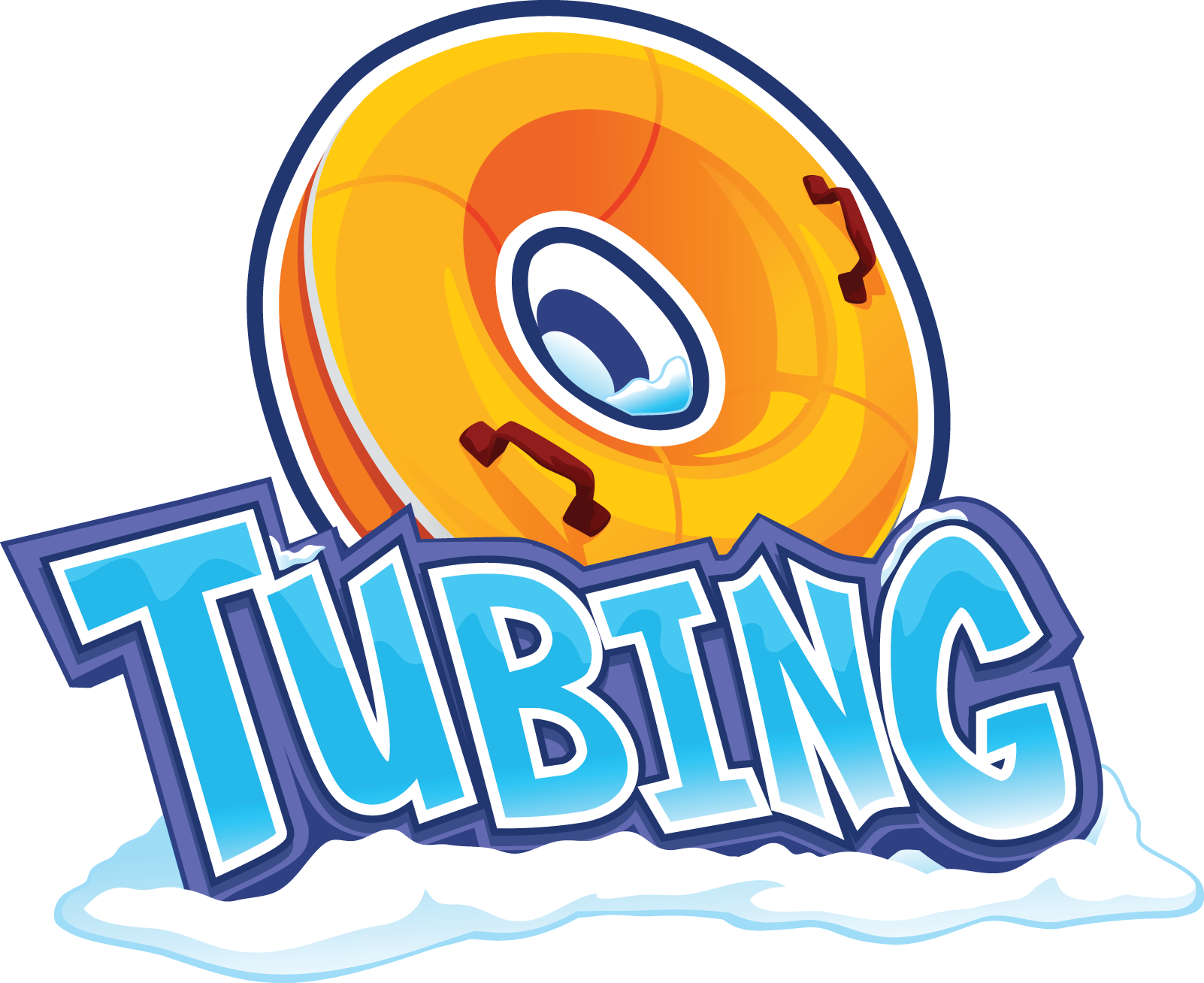 Download Transparent Snow Sledding Clipart - Cliparts Snow Tube