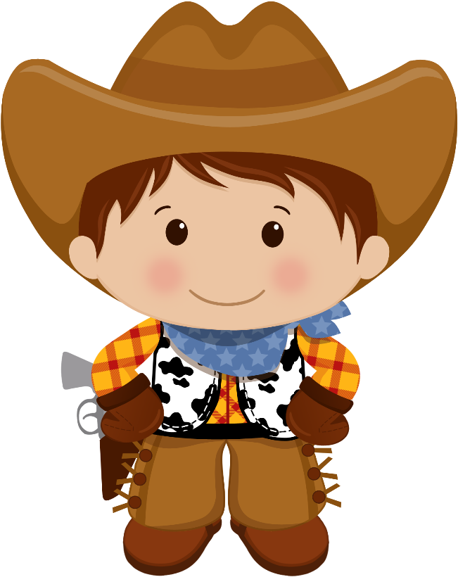 Wild West Book Fair Clipart Clipart Library Download - Cowboy Kid Clipart - Png Download (676x900), Png Download