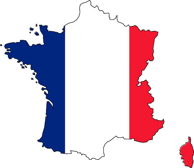 Flag, France, Map, Country, Geography, Nation, National - French Flag Clipart - Png Download (640x555), Png Download