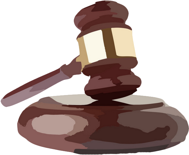 Cartoon Clip Art Hammer - Gavel Png Cartoon Transparent Png (765x523), Png Download