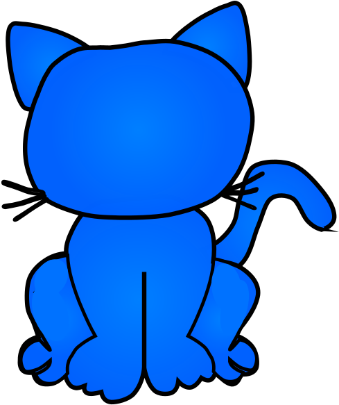Cat Outline Svg Clip Arts - Confused Cat Clip Art - Png Download (1024x1024), Png Download