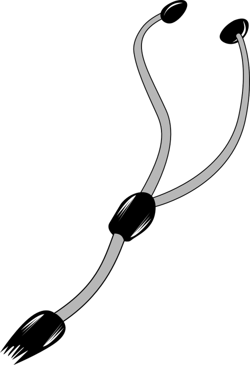 Stereoscope Stethoscope Doctor Free Photo - Stereoscope Doctor Clipart (500x729), Png Download