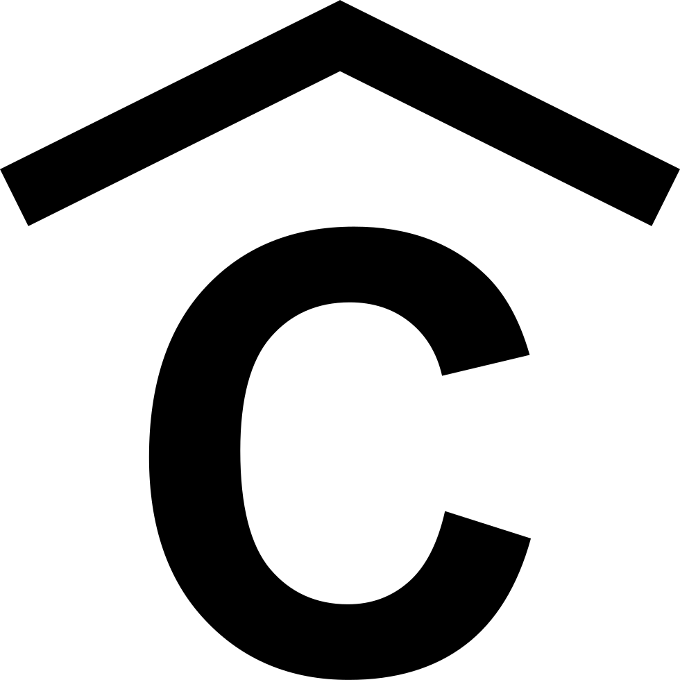 Capital Letter C Png - Letra C En Mayusculas Clipart (980x980), Png Download