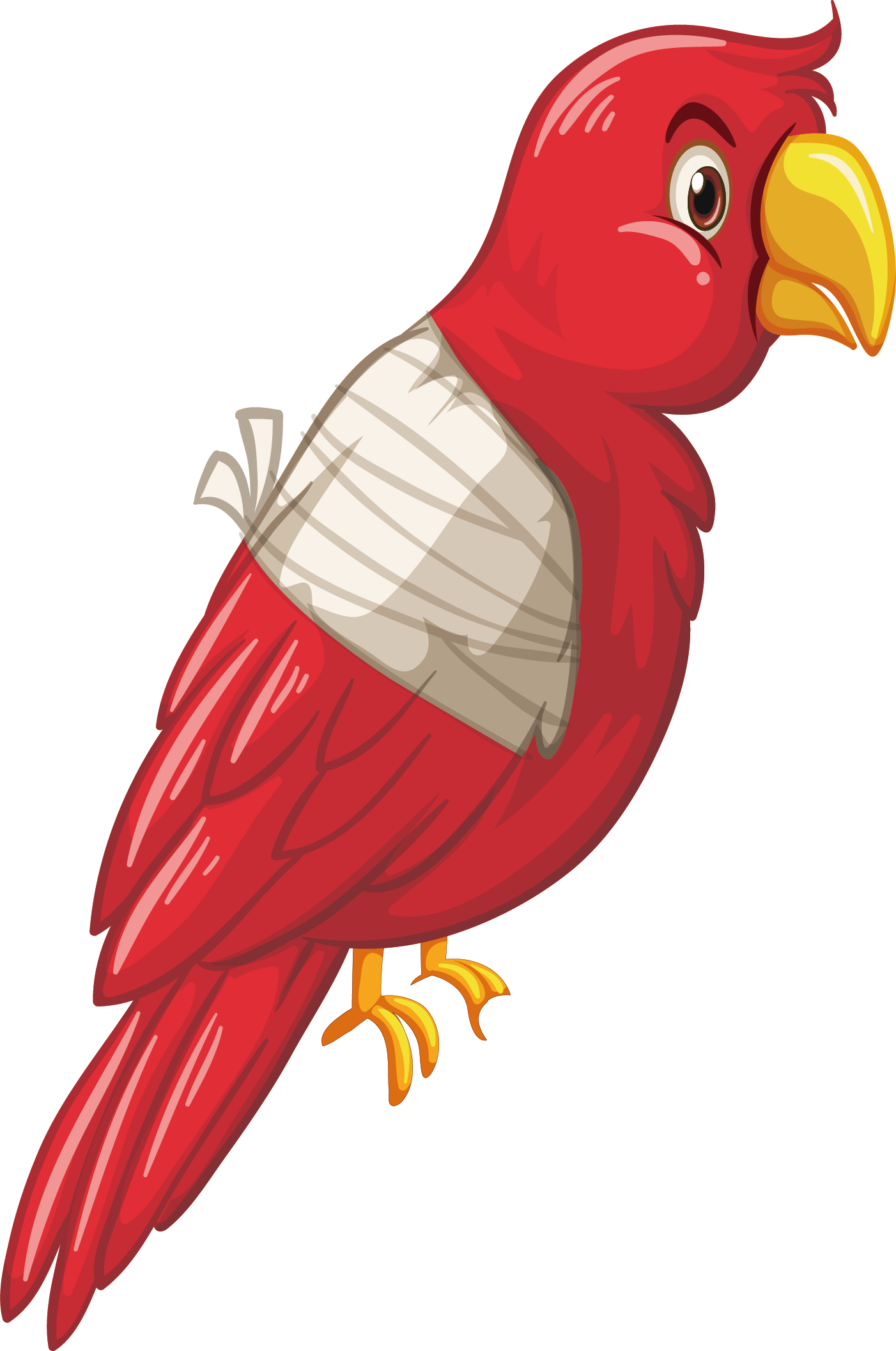 Parrot Clipart Psd - Parrot Clipart - Png Download (1402x2114), Png Download