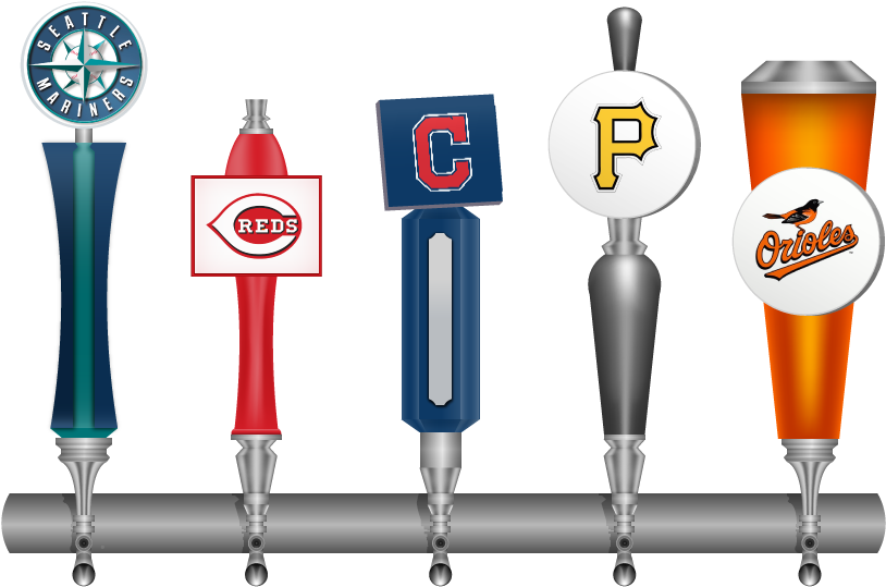 Budweiser Tap Brewery Clip - Taps Of Beer Clip Art - Png Download (960x560), Png Download