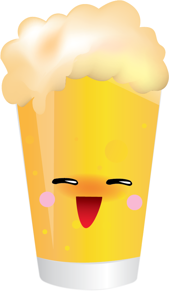Free To Use & Public Domain Beer Clip Art - Kawaii Beer - Png Download (667x978), Png Download