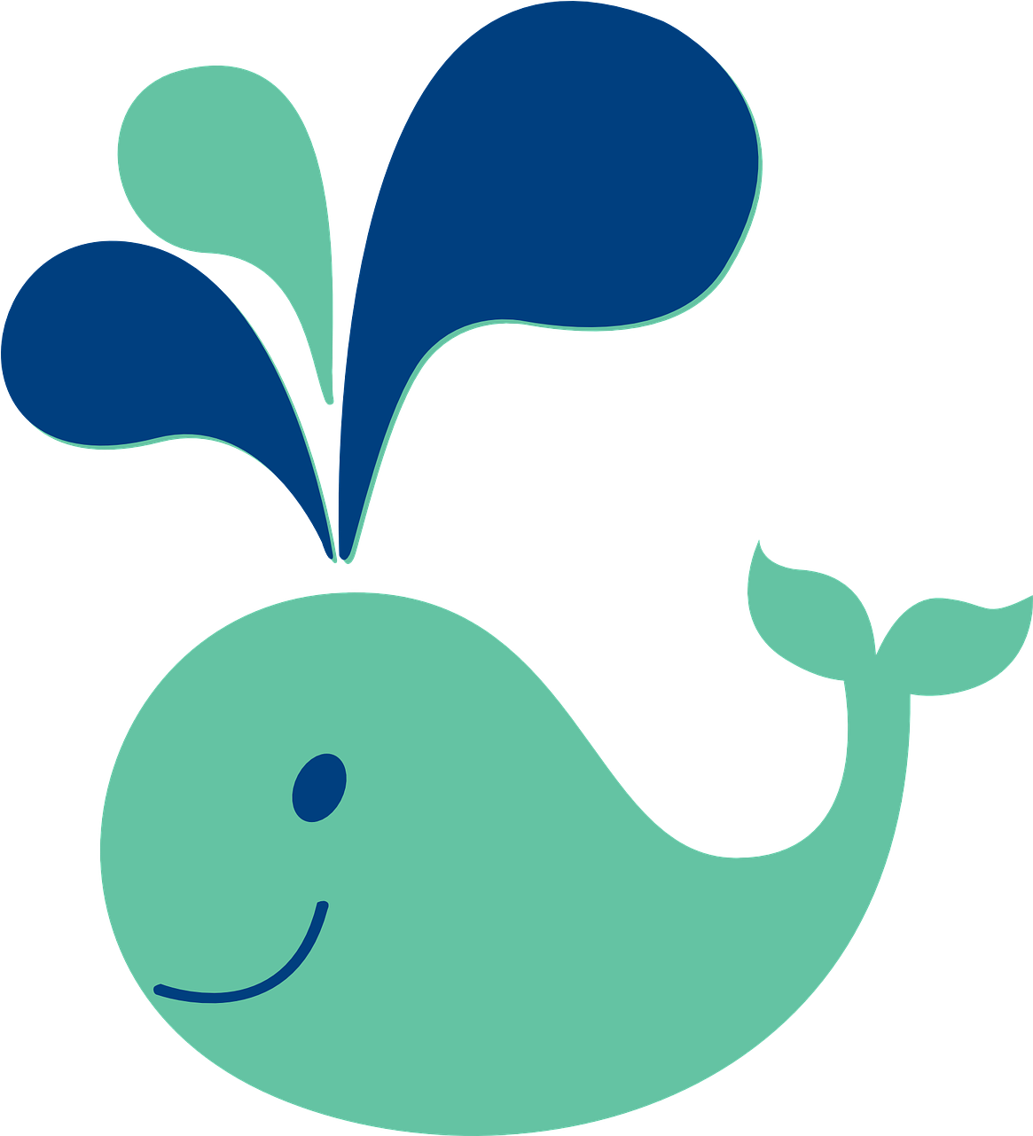 Little Whale Family Diary Clipart (1280x1280), Png Download