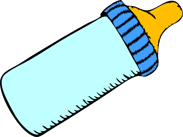 Free Baby Gear - Baby Bottle Clip Art - Png Download (600x450), Png Download