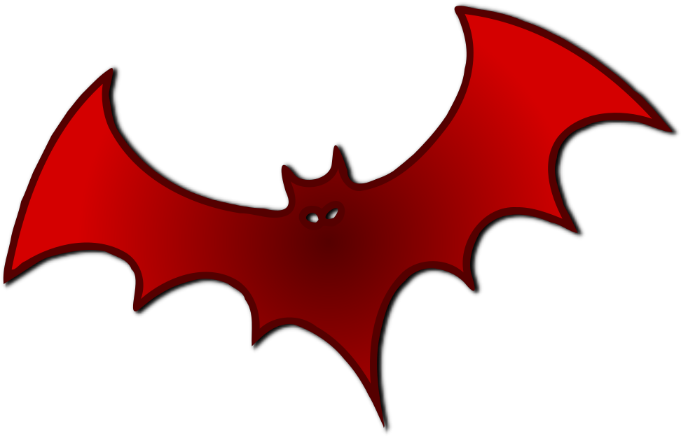 Red Bat Svg Clip Arts - Cave Is A Home For What Animal - Png Download (1024x1024), Png Download