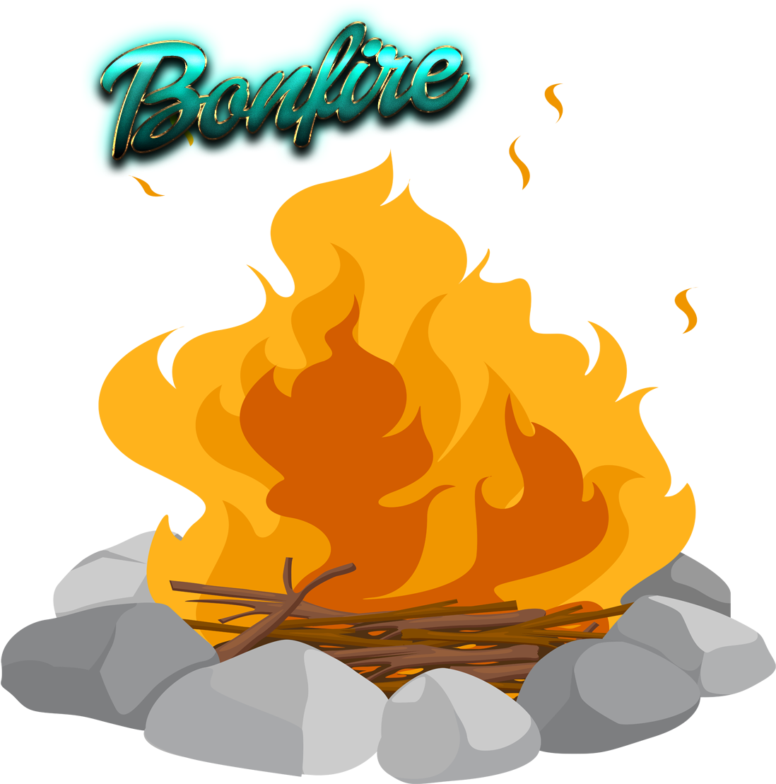 Transparent Campfire Clipart Png - Campfire Clipart Png (1098x1109), Png Download