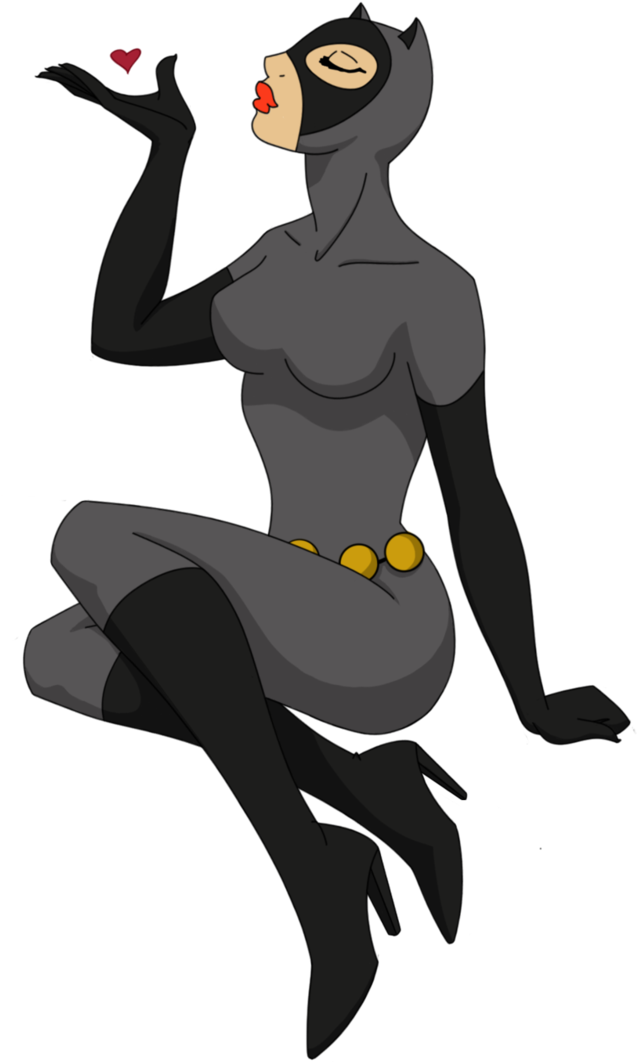 Download Catwoman Clipart Cartoon - Cartoon Catwoman Png Transparent Png (637x1062), Png Download