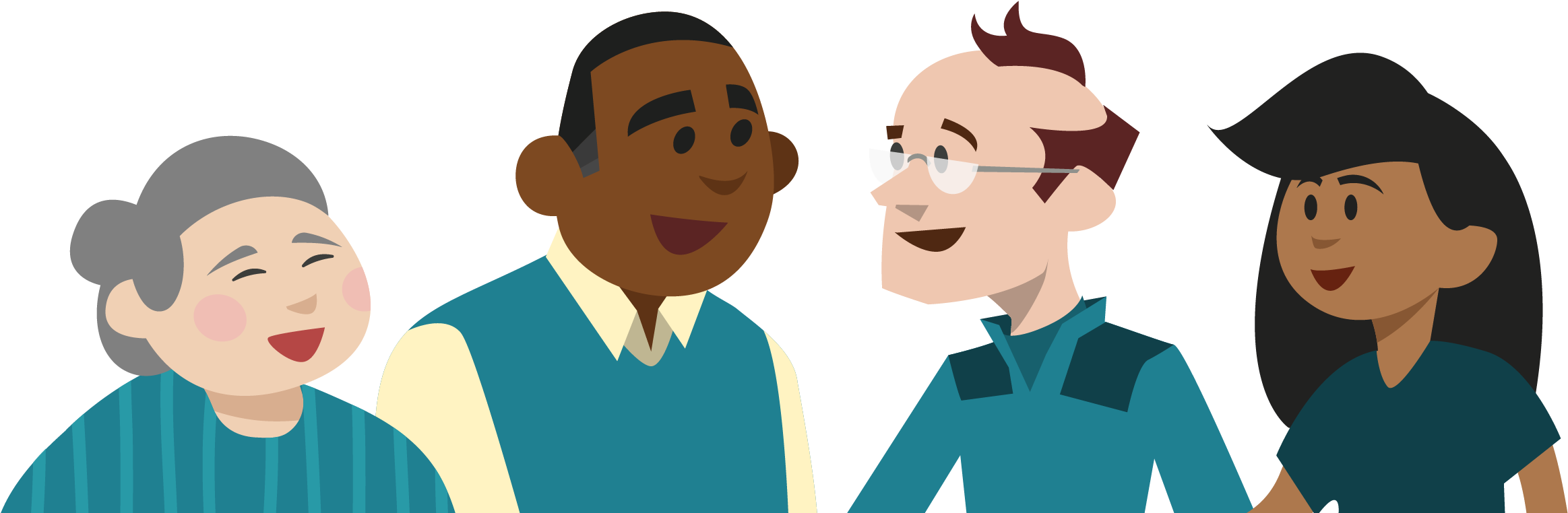 Cartoon Clipart (2503x777), Png Download