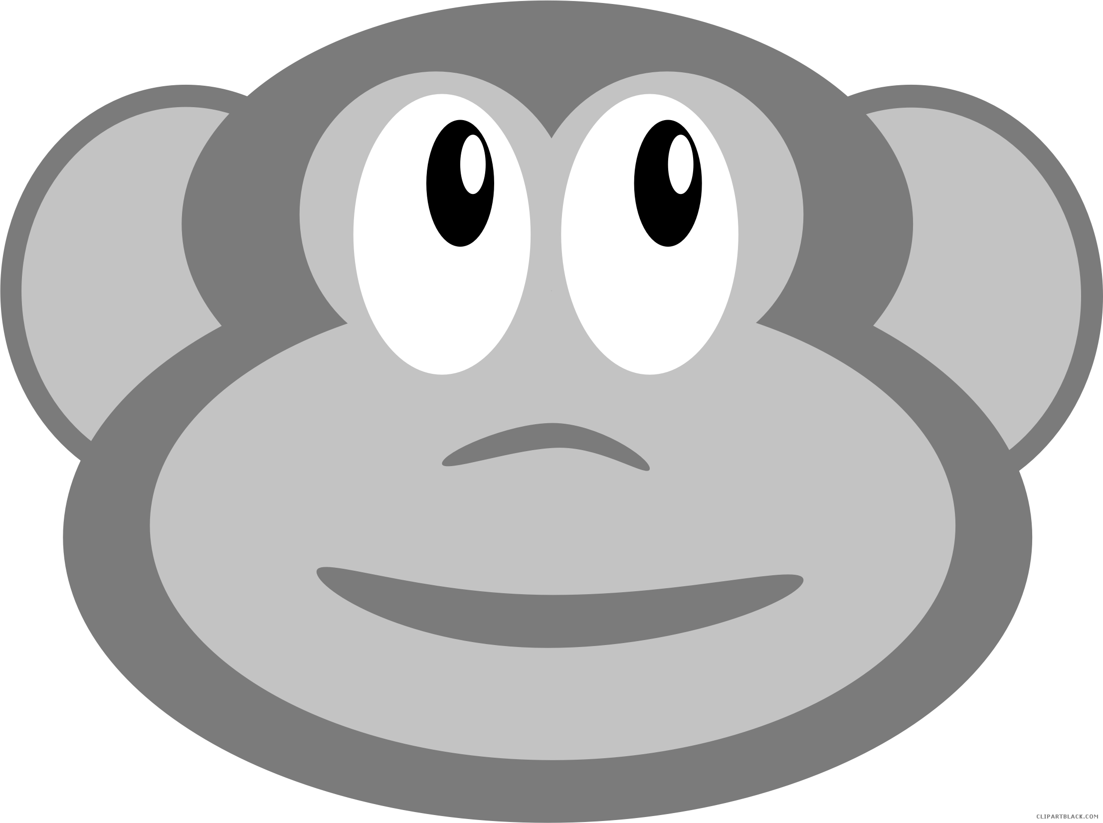 Transparent Smiley Face Clipart Black And White - Clip Art - Png Download (2212x1651), Png Download