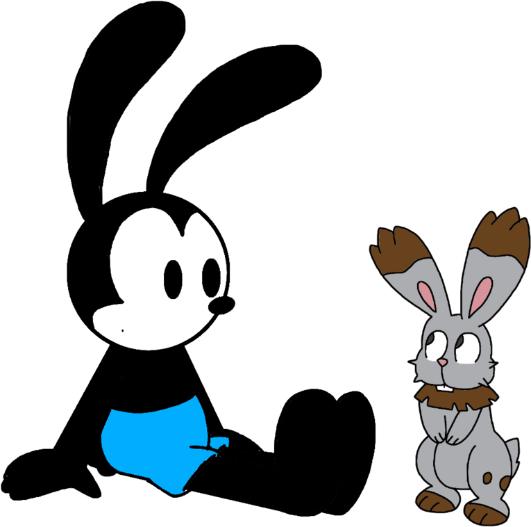 Sleeping Hare Png - Cartoon Clipart (1024x989), Png Download