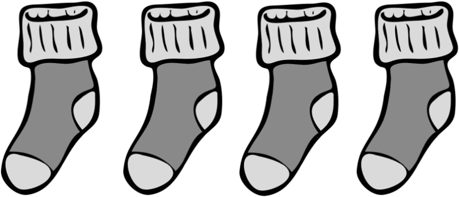 Socks Clip Art - Png Download (940x419), Png Download