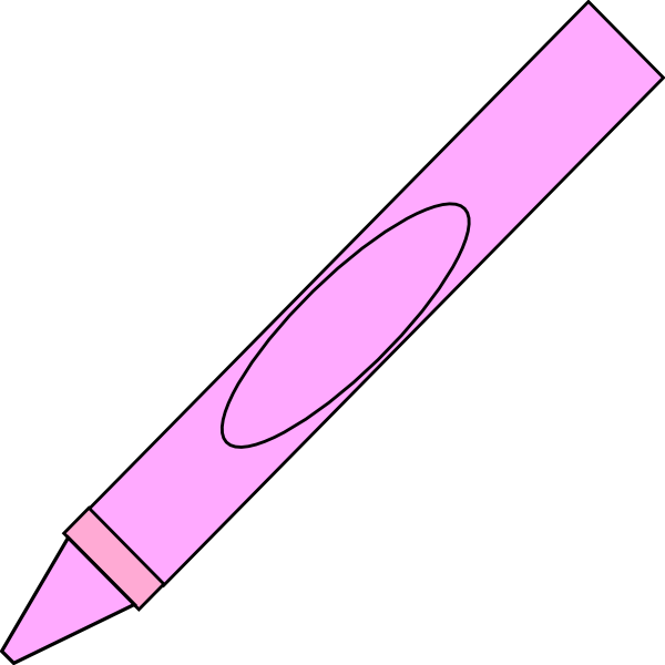 Thumb Image - Pink Crayon Clip Clipart - Png Download (600x600), Png Download