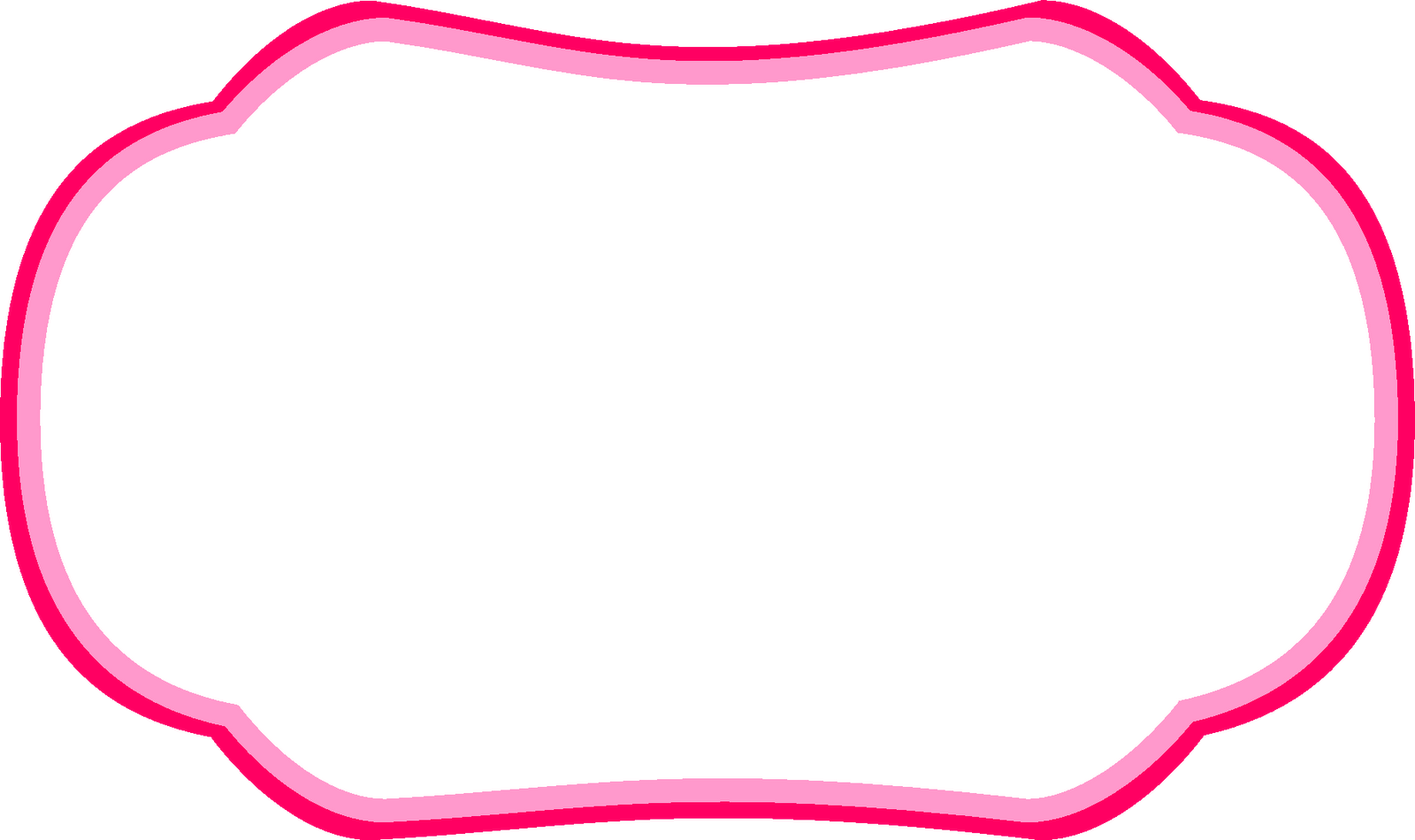 Pink Clipart Bracket Moldura Cute Png Transparent Png Full Size