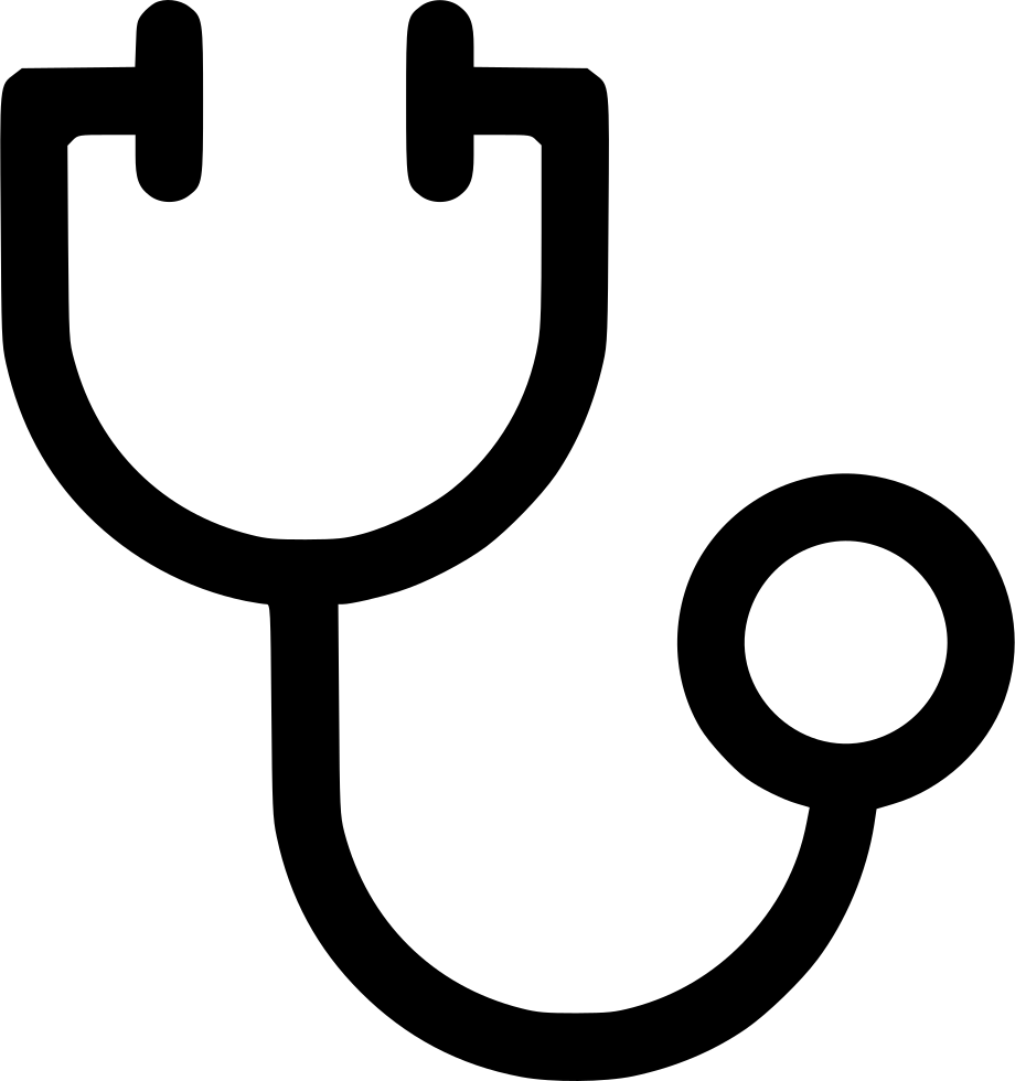 Transparent Stethoscope Clipart Png - Stetescope Icon Png (920x980), Png Download