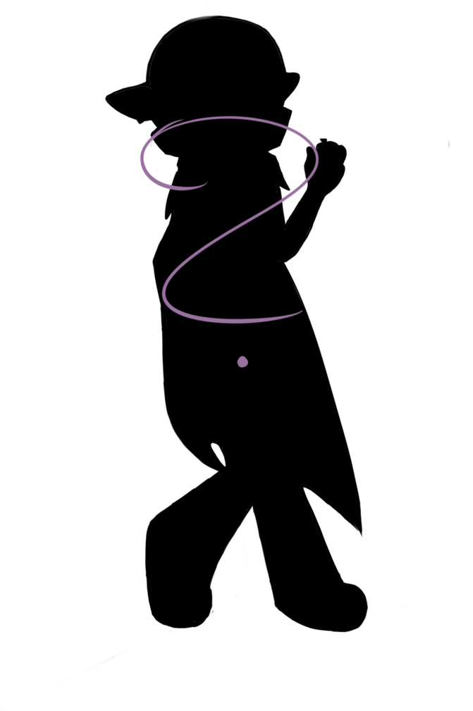 Silhouette Hat Character Clip Art - Illustration - Png Download (670x1191), Png Download