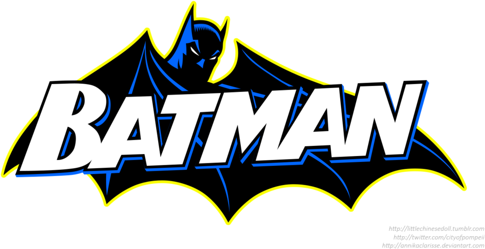 More Like Vectored Batman Logo By Dorinart - Transparent Batman Logo Png Clipart (991x509), Png Download
