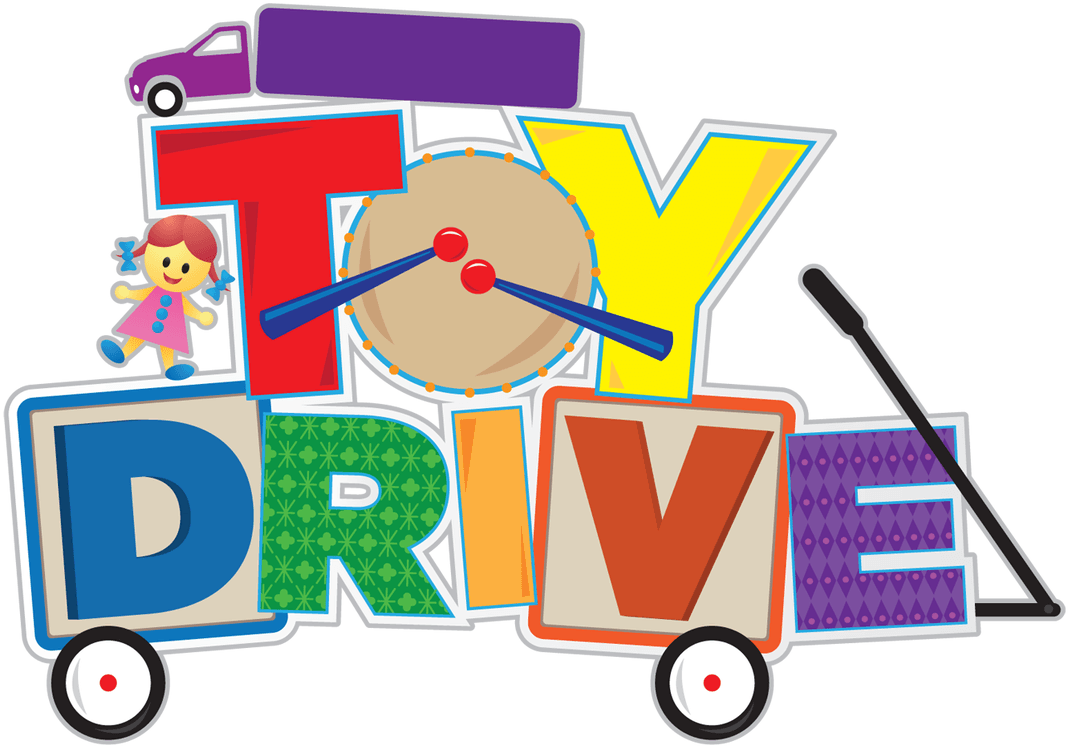 Transparent North Pole Sign Png - Toys Drive Clipart (1068x747), Png Download