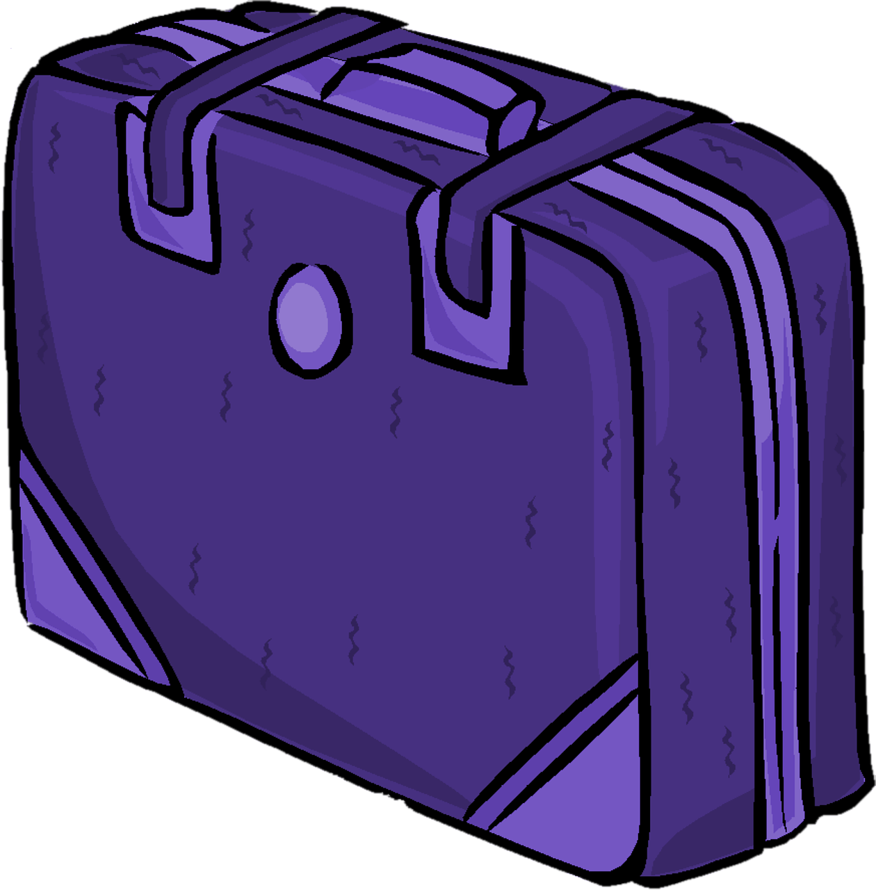 Purple Suitcase Transparent Clipart (1260x1280), Png Download
