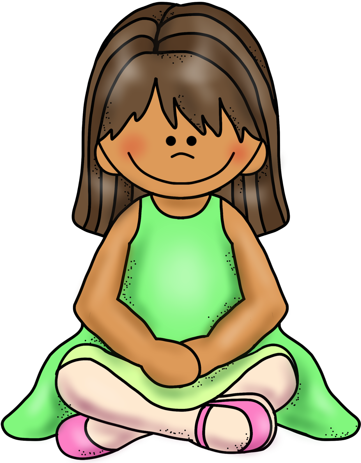 Carpet Clipart Oval Thing - Criss Cross Applesauce Clipart - Png Download (1261x1600), Png Download
