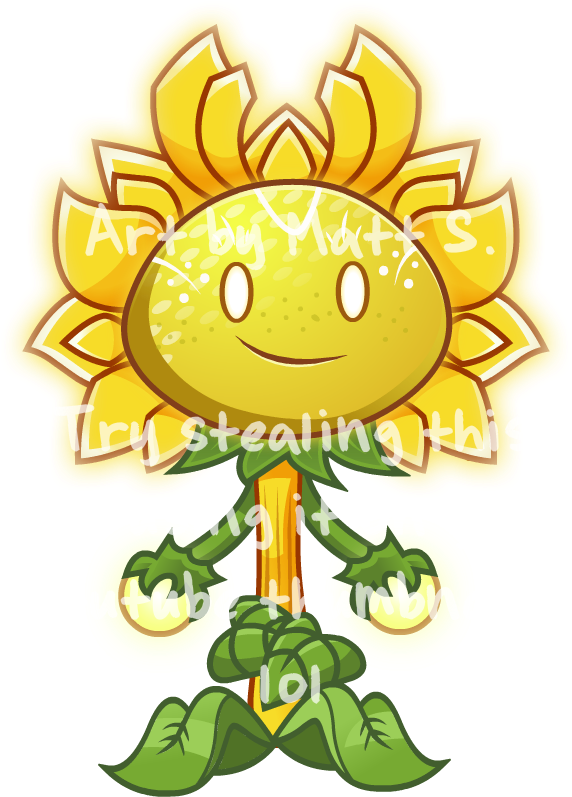Transparent Sunflower Clipart Free - Plants Vs Zombies Sunflower Queen - Png Download (572x797), Png Download