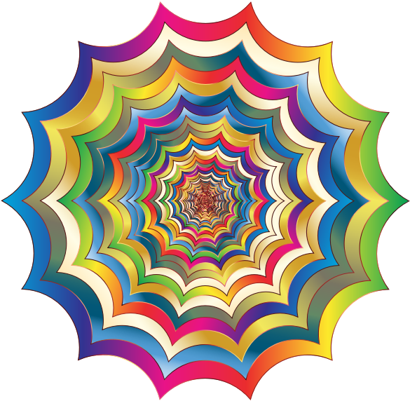 Spider Web Hypnotic Revitalized - Spider Web Clipart (600x600), Png Download