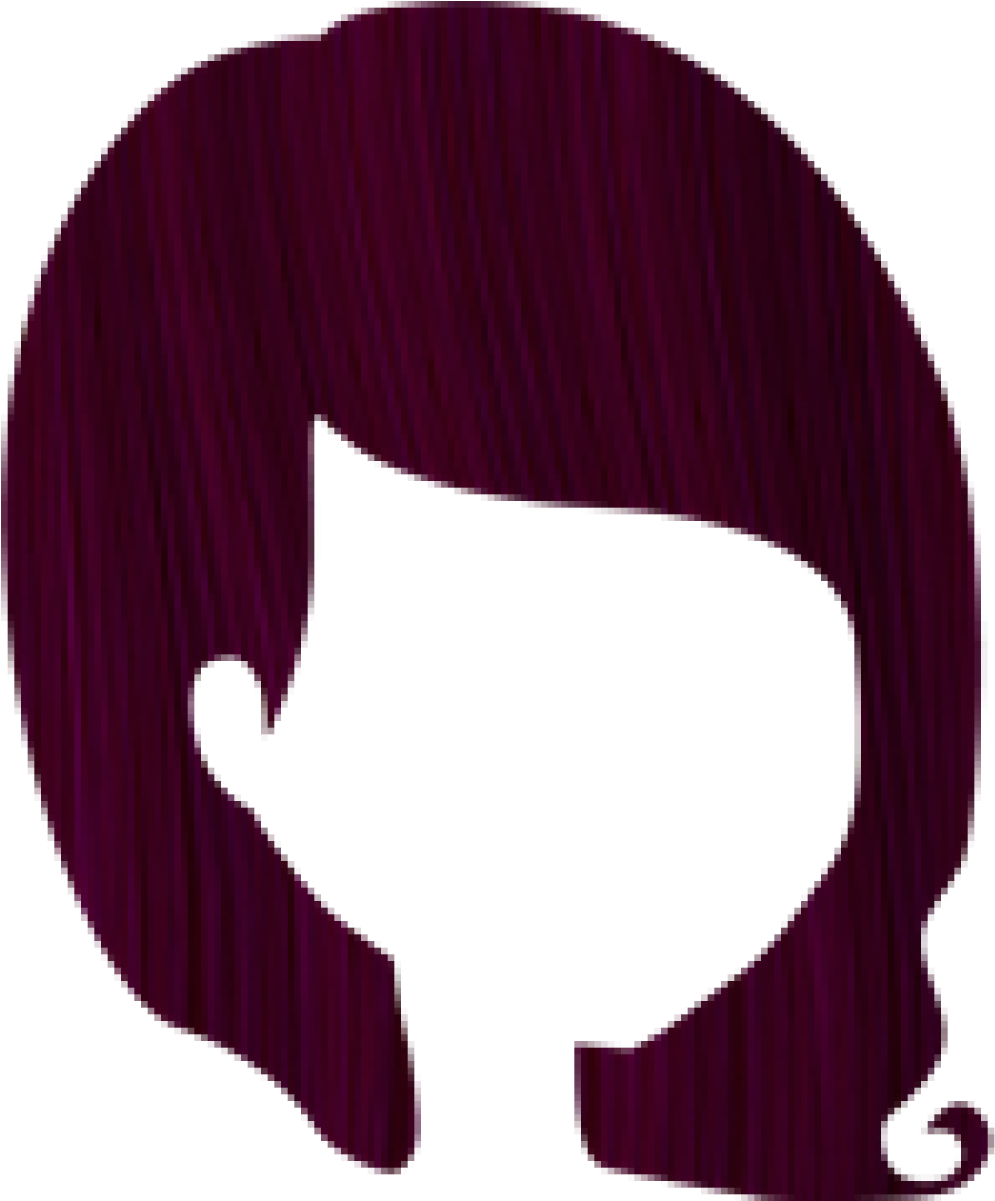 Crazy Colour Bordeaux - Colorful Hair Transparent Background Clipart (1200x1200), Png Download