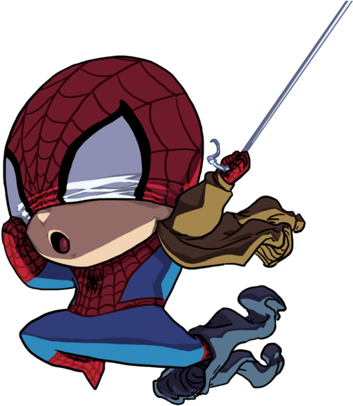 Cute Spiderman Clipart (600x714), Png Download