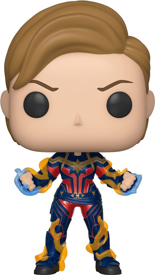 Gallery Image - Captain Marvel Endgame Funko Pop Clipart (1300x1300), Png Download