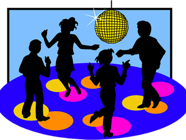 Disco Dancer Silhouette Cartoon Clipart (720x540), Png Download