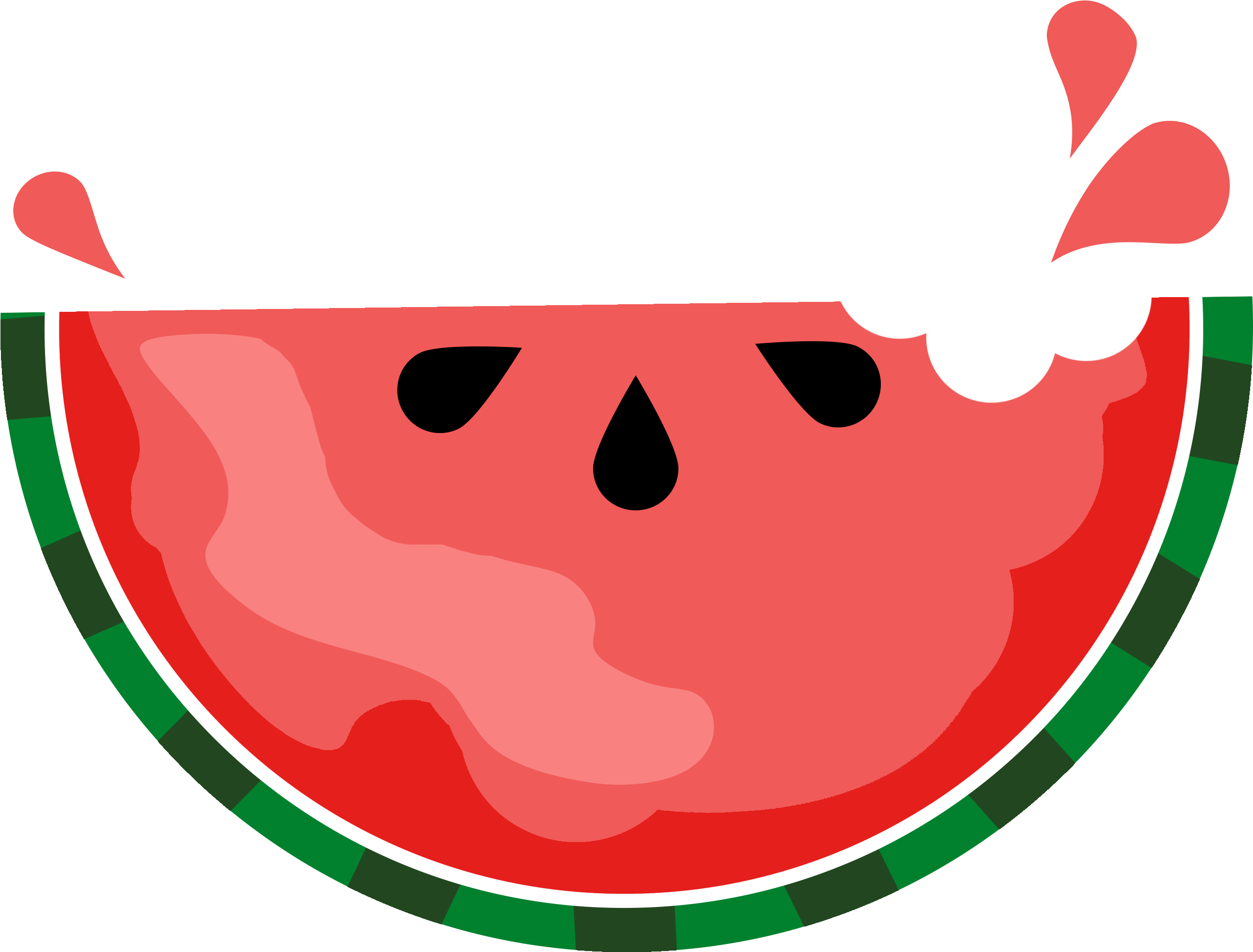 Watermelon Clipart - Png Download (2700x2700), Png Download