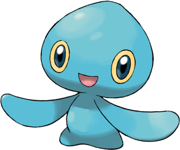 Image - Manaphy Pokemon Clipart (600x600), Png Download