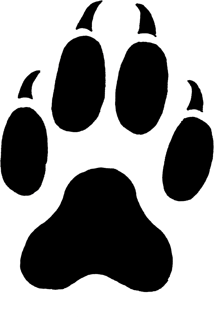 Wolf Paw Print Clip Art - Png Download (1170x1170), Png Download
