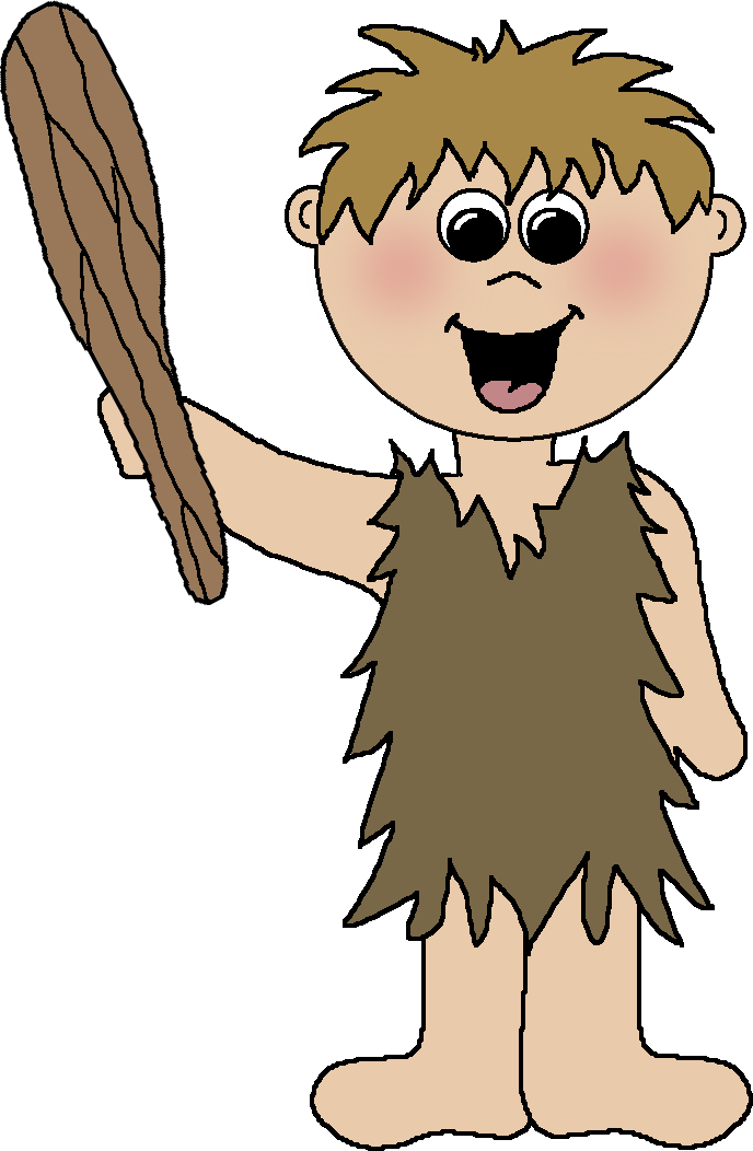 Caveboy - Homo Sapiens Clipart - Png Download (688x1052), Png Download