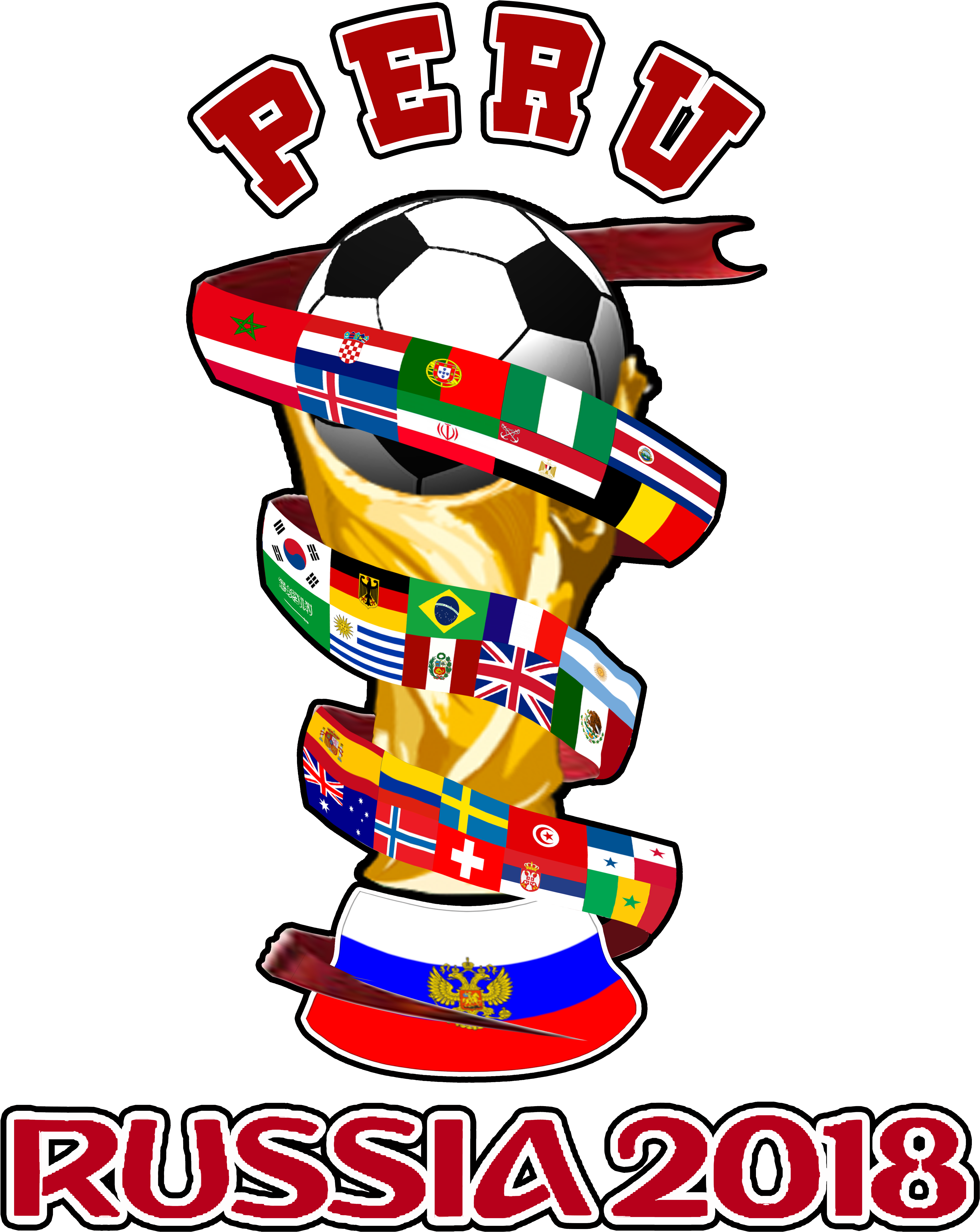 Fifa Cup Panama Football Russia 2018 Peru Clipart - Rusia 2018 Argentina Png Transparent Png (4500x5400), Png Download
