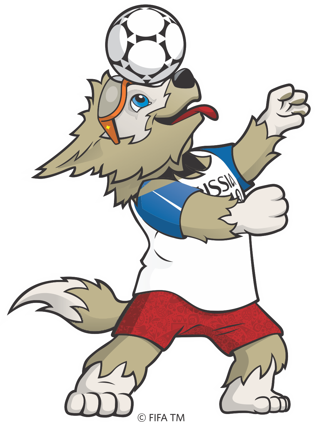 Mascote Da Copa 2018 Clipart Svg Free Download Copa - Fifa World Cup 2018 Mascot Png Transparent Png (1025x1375), Png Download